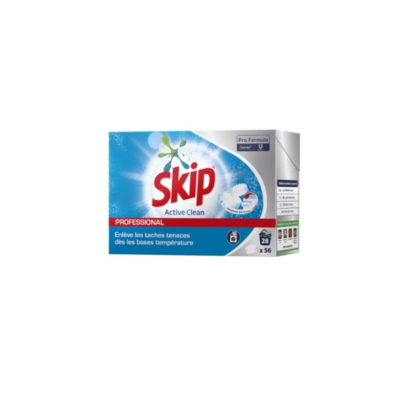 Image de Lessive en tablette tous textiles SKIP - Colis de 168 (3x56)