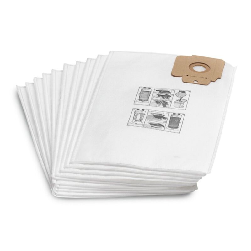 Image de Sac aspirateur non tissé KARCHER - Lot de 10