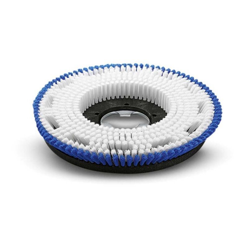 Image de Brosse shampooing moquette bleu/blanc 430mm pour monobrosse KARCHER