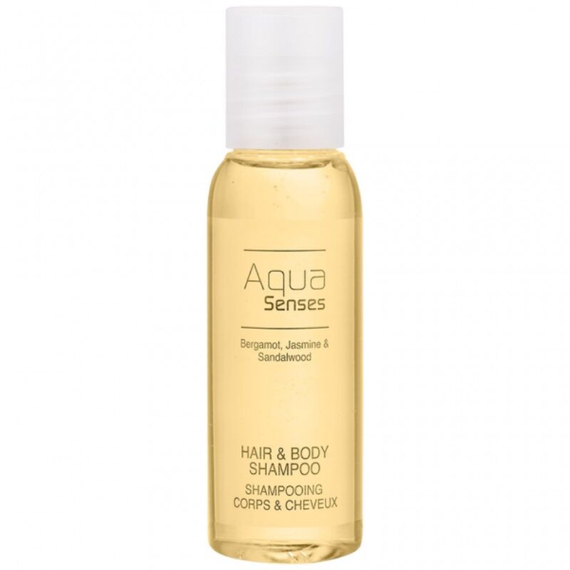 Image de Gel mixte Shampooing&douche 35ml AQUA SENSES - Colis 300 flacons