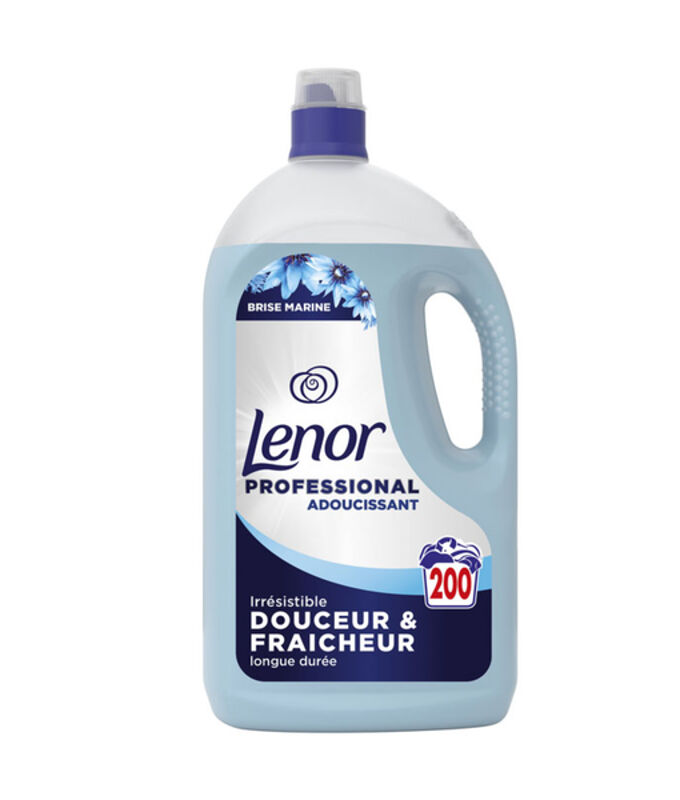 Image de Assouplissant linge LENOR PROFESSIONAL BRISE MARINE 200 dose-Bidon 4L