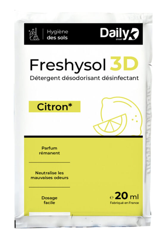 Image de Détergent Désodorisant Désinfectant 20ml FRESHYSOL 3D DAILYK- Ct 250
