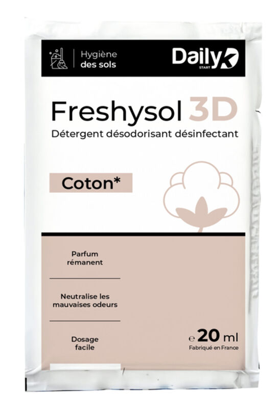 Image de Détergent Désodorisant Désinfectant 20ml FRESHYSOL 3D DAILYK- Ct 250
