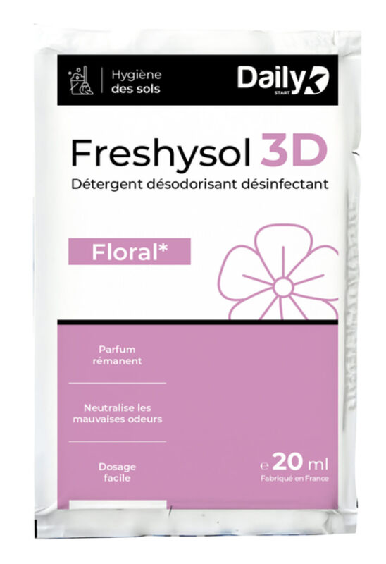 Image de Détergent Désodorisant Désinfectant 20ml FRESHYSOL 3D DAILYK- Ct 250