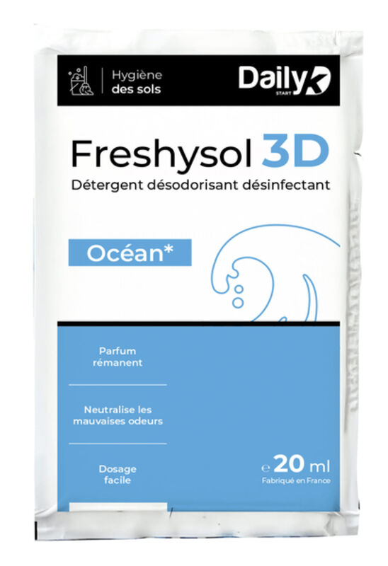 Image de Détergent Désodorisant Désinfectant 20ml FRESHYSOL 3D DAILYK- Ct 250