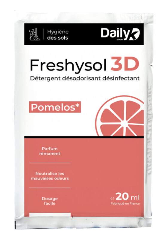Image de Détergent Désodorisant Désinfectant 20ml FRESHYSOL 3D DAILYK- Ct 250