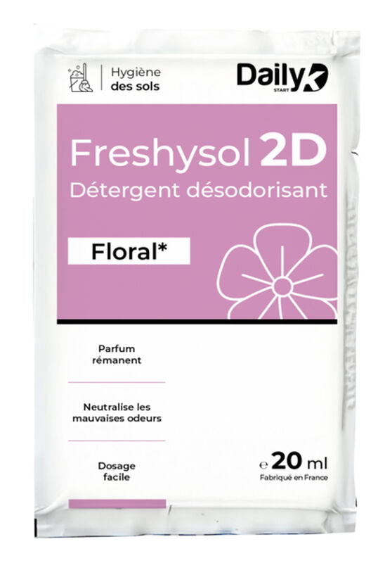 Image de Détergent désodorisant 20ml FRESHYSOL 2D DAILYK- Ct 250 doses