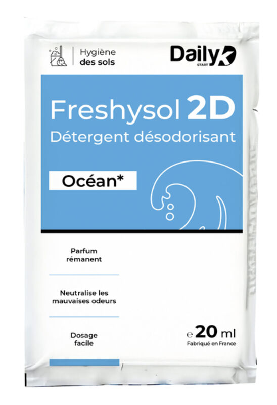 Image de Détergent désodorisant FRESHYSOL 2D 20ml DAILYK- Ct 250 doses
