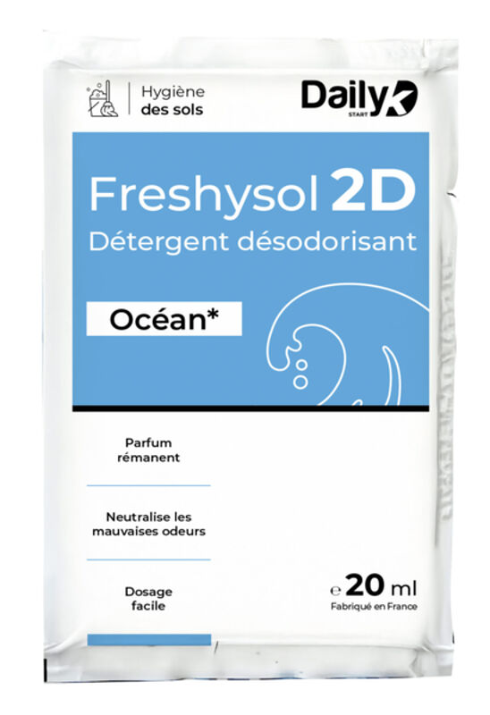 Image de Détergent désodorisant 20ml FRESHYSOL 2D DAILYK- Ct 250 doses