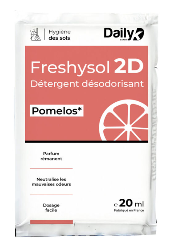 Image de Détergent désodorisant 20ml FRESHYSOL 2D DAILYK- Ct 250 doses