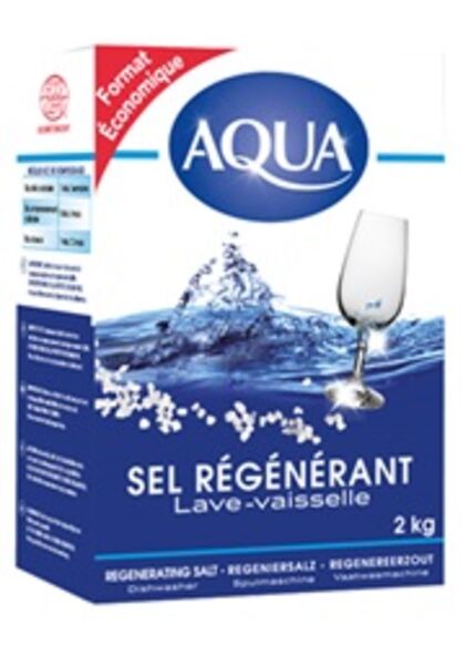 Image de Sel régénérant lave-vaisselle écocert AQUAT-Boite 2 kg