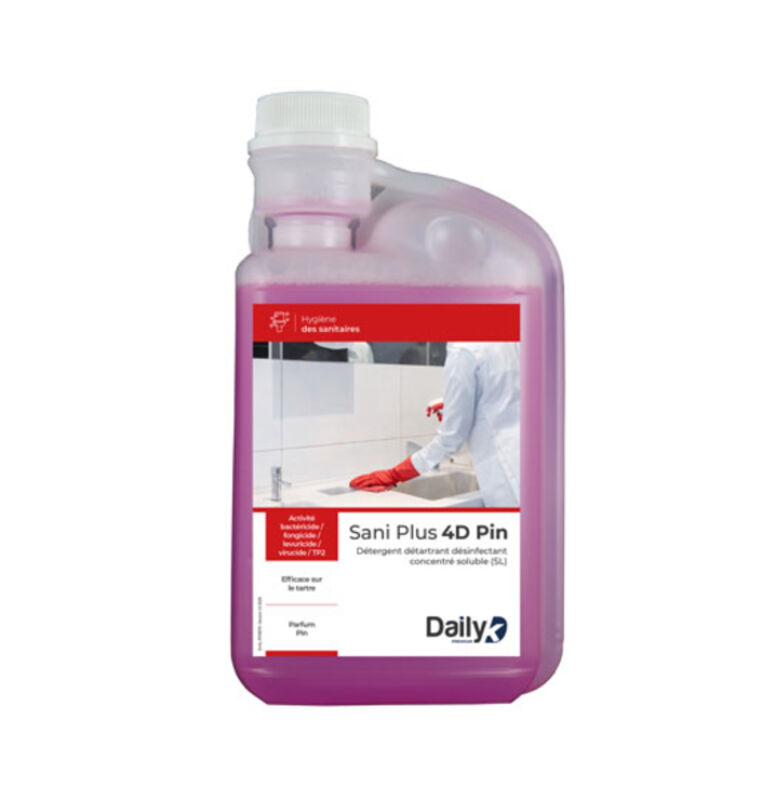 Image de Détartrant Désinfectant SANI PLUS 4D Pin DailyK Premium - Doseur 1L