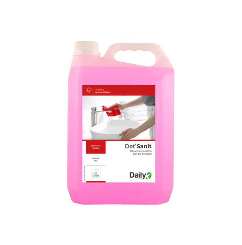 Image de Détartrant sanitaire Ecolabel DET'SANIT DailyK Green - Bidon 5L