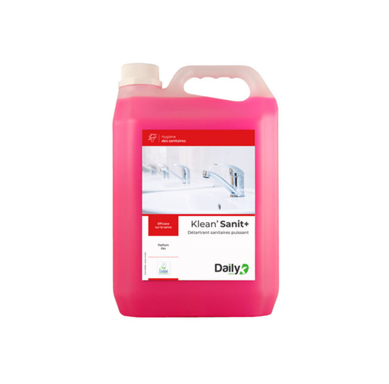 Image de Détartrant sanitaires Ecolabel KLEAN'SANIT+ DAILYK GREEN- Bidon 5L