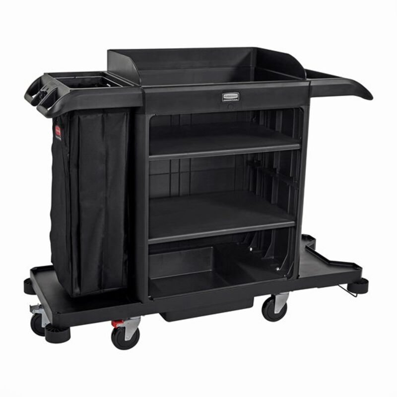 Image de Chariot hotelier d'étage grande capacité +1 sac