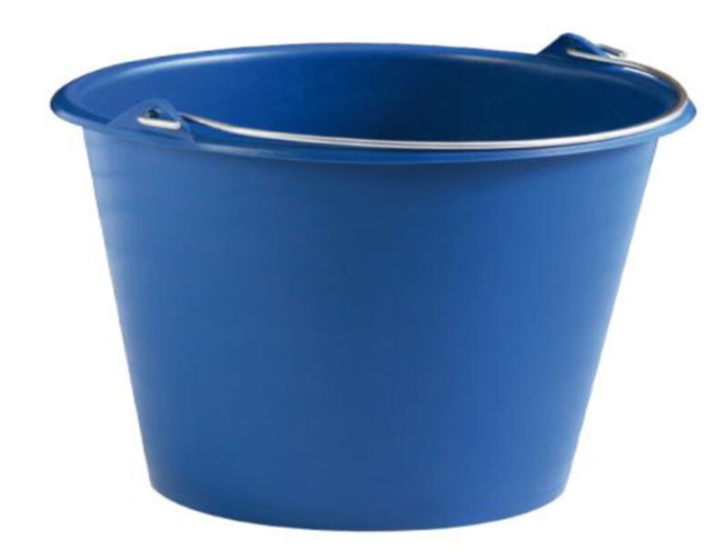 Image de Seau 10l industriel PE renforcé bleu ECOGREEN