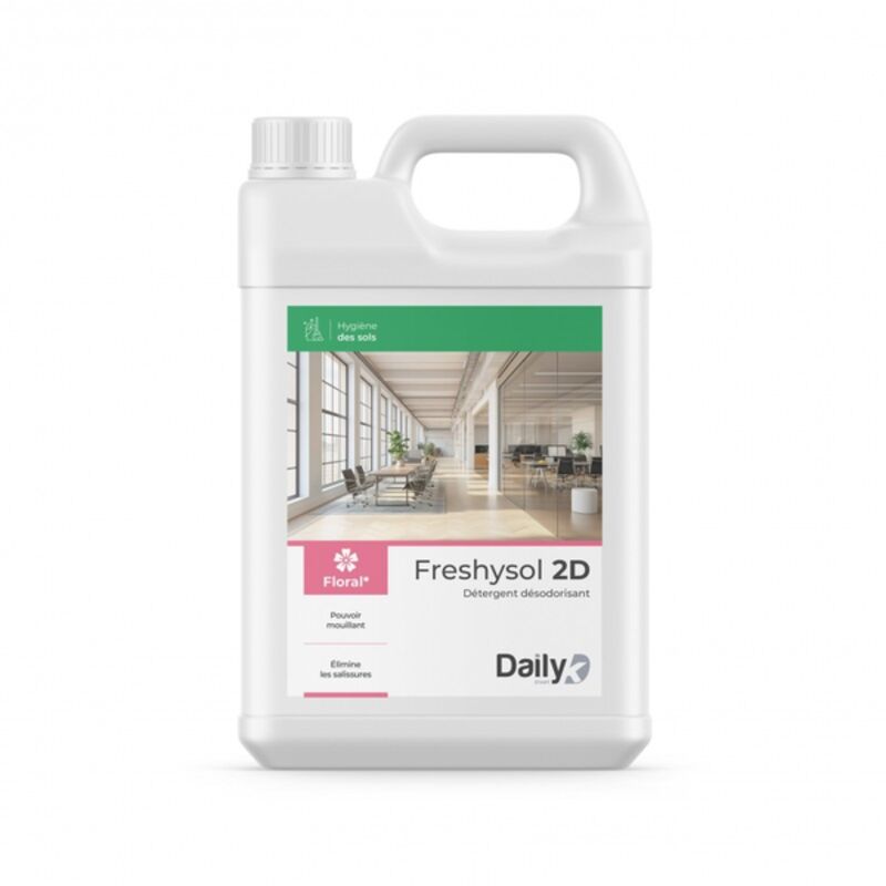 Image de Détergent désodorisant FRESHYSOL 2D DAILYK START - Bidon 5L