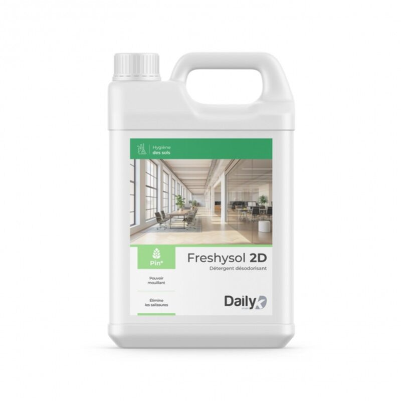 Image de Détergent désodorisant FRESHYSOL 2D DAILYK START - Bidon 5L
