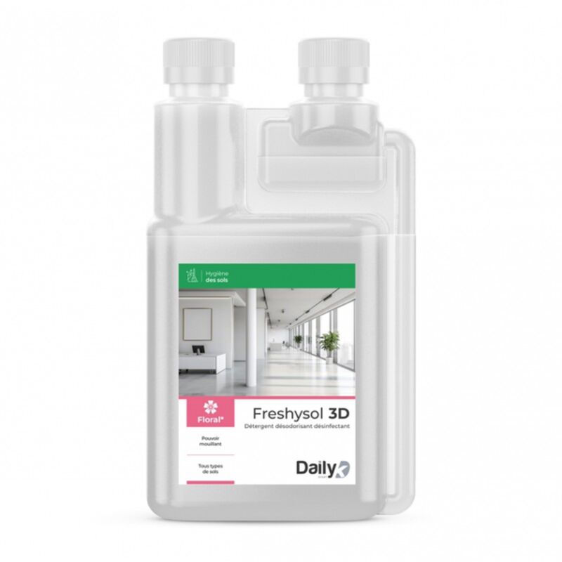 Image de Détergent Désodorisant Désinfectant FRESHYSOL 3D DAILYK-Bid doseur 1L