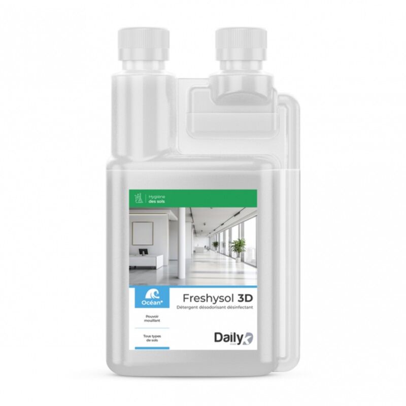 Image de FRESHYSOL 3D Détergent Désin. Déso. DAILYK START - Bidon doseur 1L