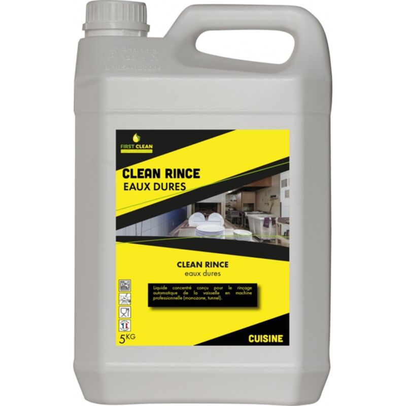 Image de Liquide de rinçage eaux dures CLEAN RINCE - Bidon 5Kg