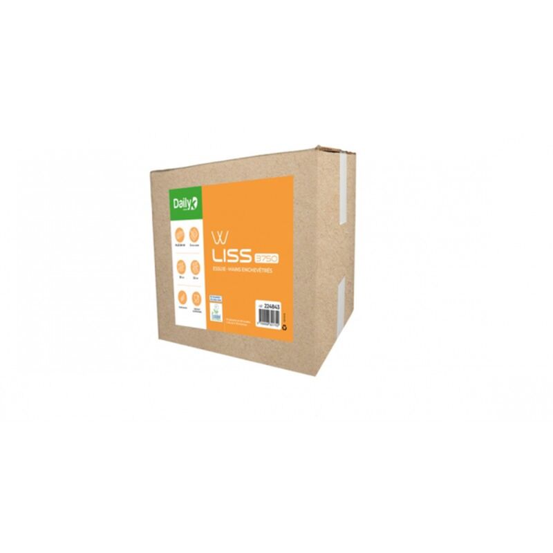 Image de Essuie-mains pliés W blanc écolabel WLISS 3750 Dailyk Green -Ct 3750