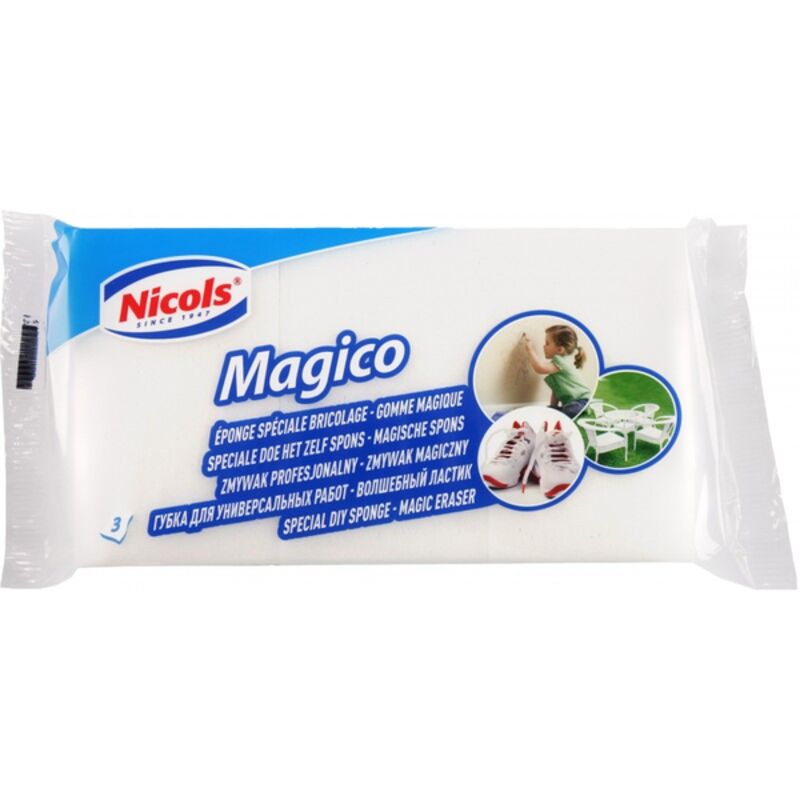 Image de Eponge gommante MAGICO- Sachet de 3