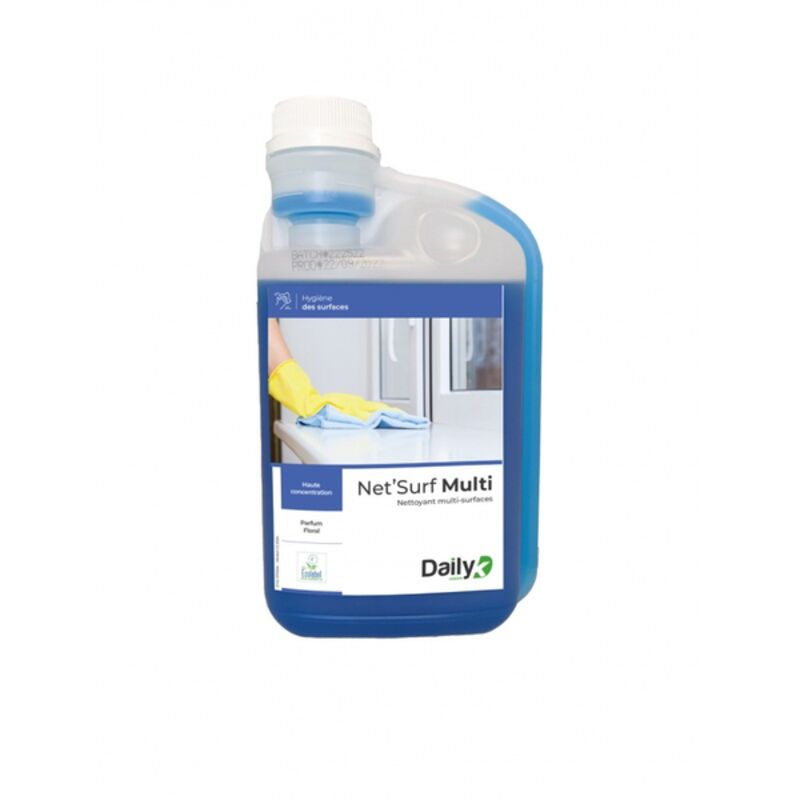 Image de Détergent multi surface écolabel NET'SURF MULTI DAILYK GREEN-Bidon 1L
