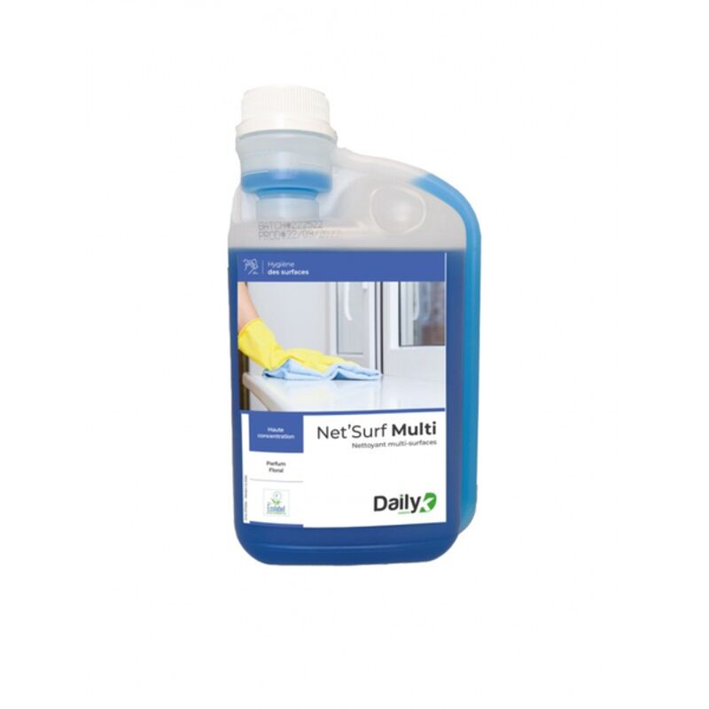 Image de Détergent multi surface écolabel NET'SURF MULTI DAILYK GREEN-Bidon 1L