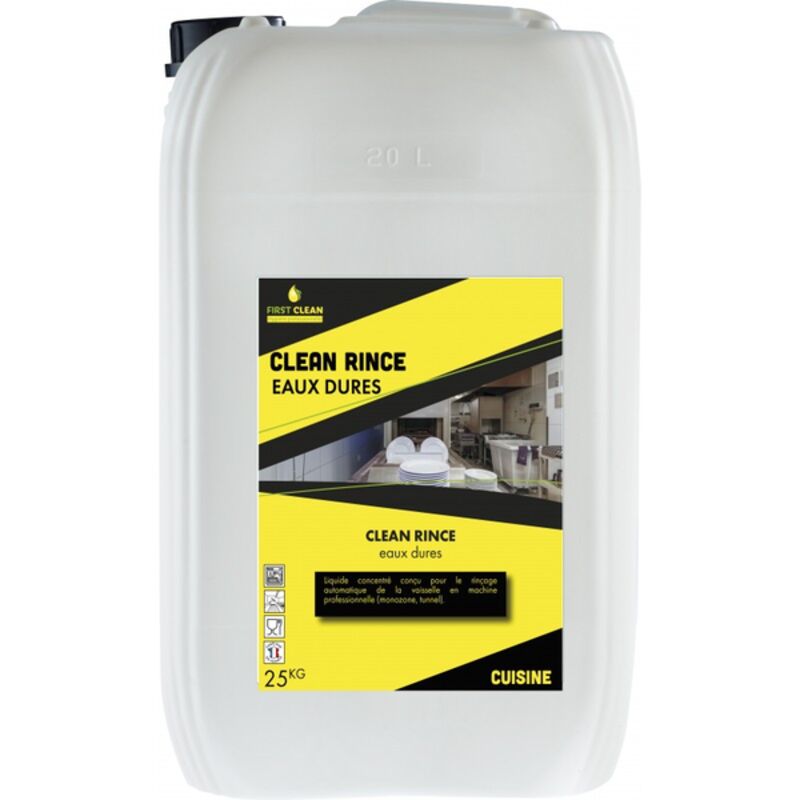 Image de Liquide de rinçage eaux dures CLEAN RINCE- Bidon 25kg