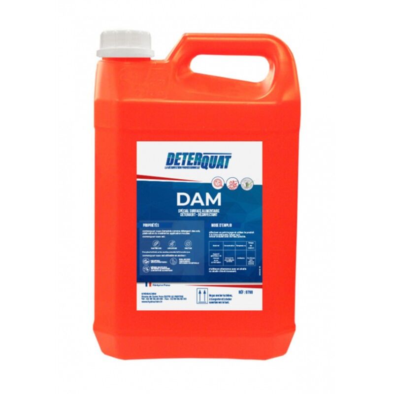 Image de Détergent désinfectant acide alimentaire -2135 DETERQUAT DAM-Bidon 5L