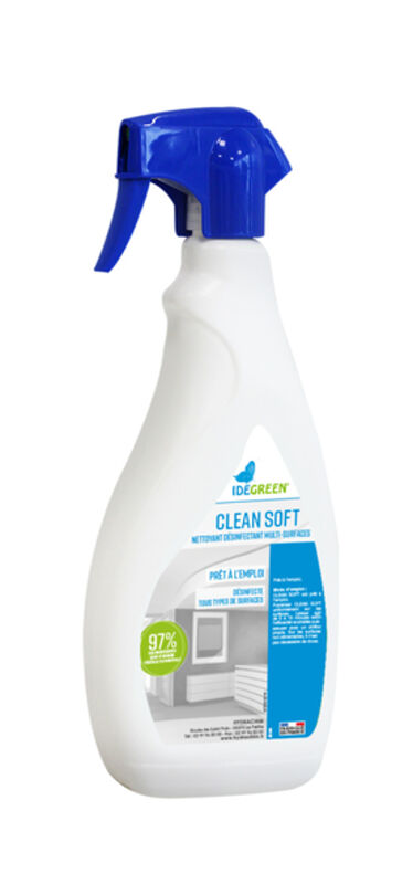 Image de Nettoyant désinfectant multi-surfaces CLEAN SOFT -Spray 750ML