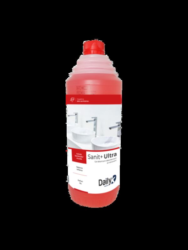 Image de Gel détartrant désinfectant sanitaires SANIT+ULTRA DAILYK -Flacon 1L