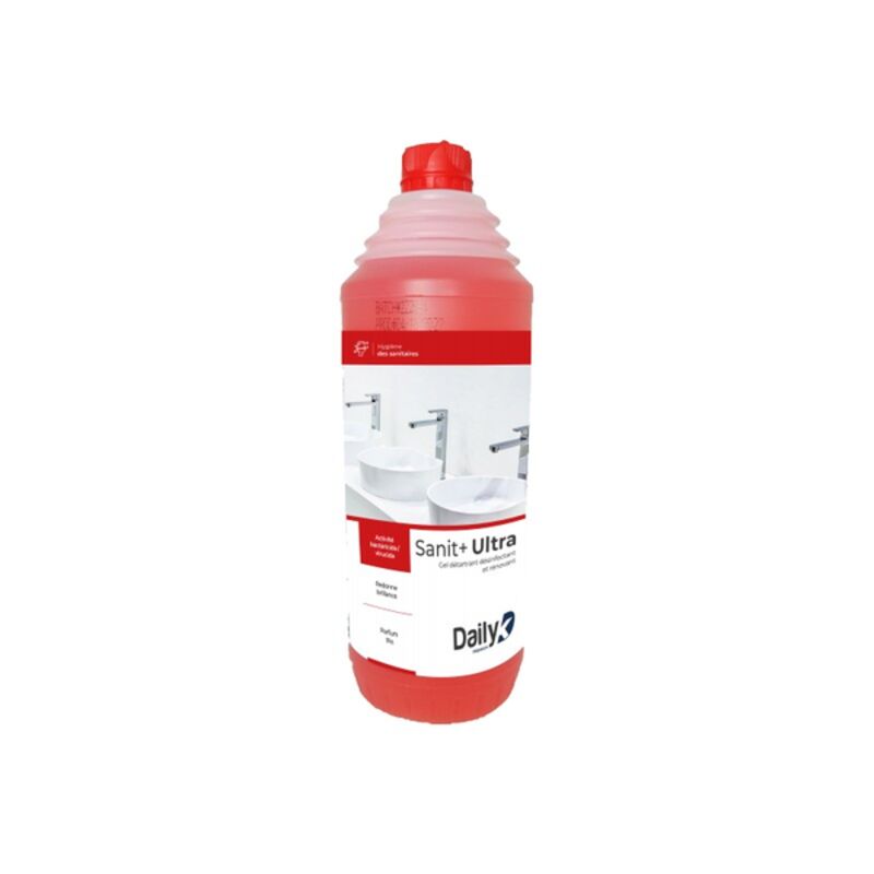 Image de Gel détartrant désinfectant sanitaires SANIT+ULTRA DAILYK -Flacon 1L