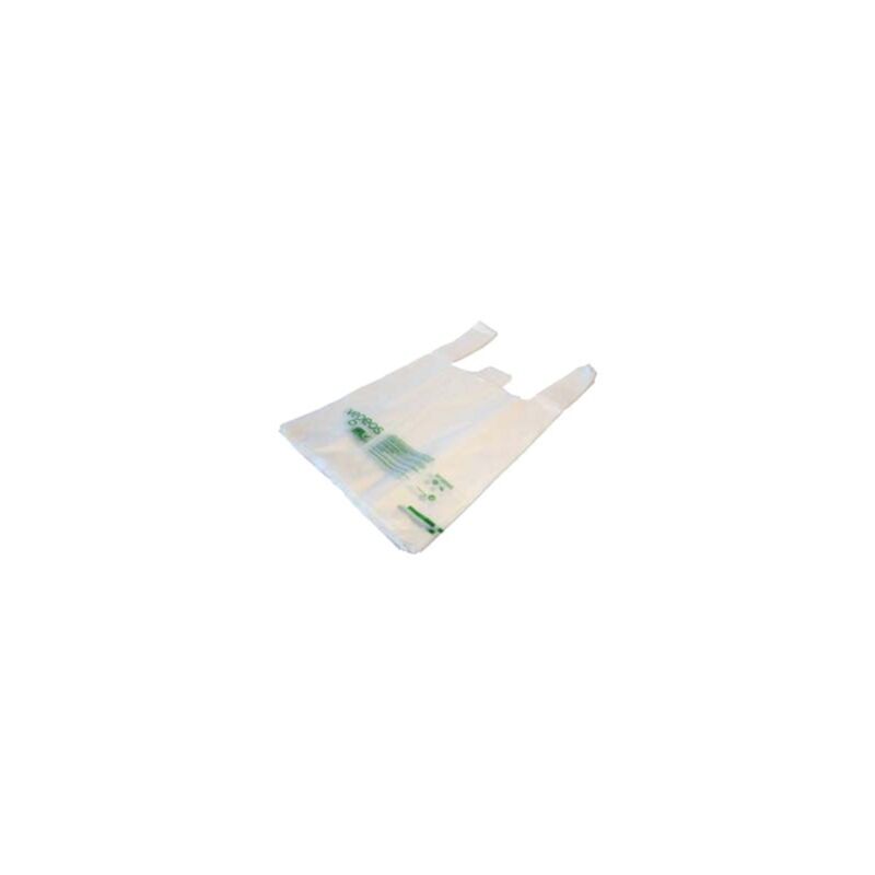 Image de Sac bretelle 13µ 7l compostable liasse de 100 ALPHAPACK -Ct 1500 sacs