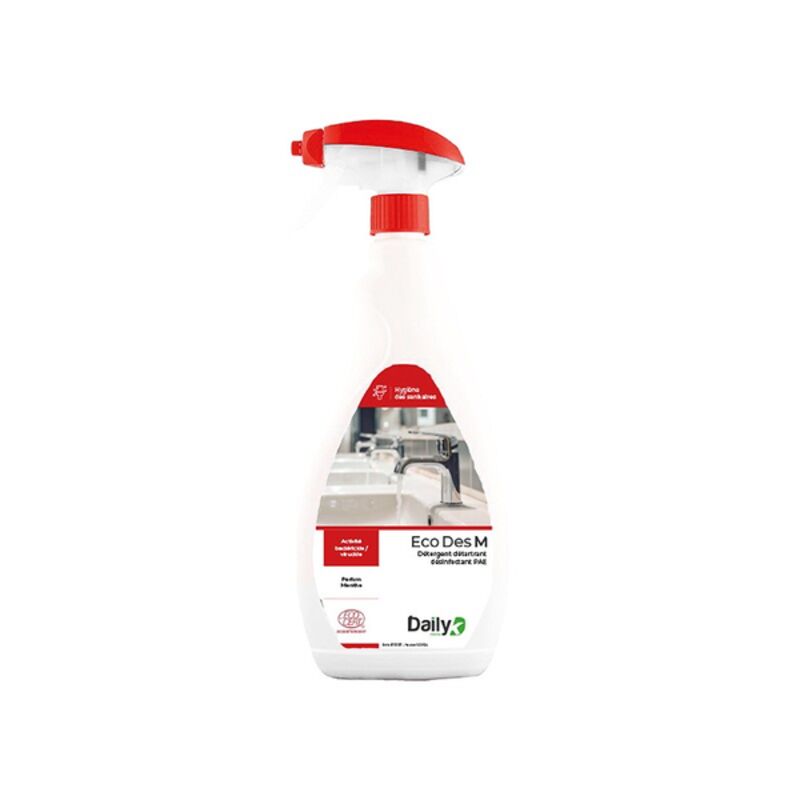 Image de Détartrant désinfectant sanitaires Ecocert PAE ECO DES M-Spray 750ml
