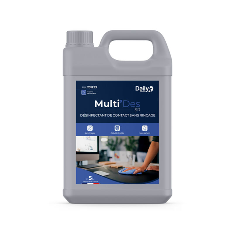 Image de MULTI'DES SR Nettoyant surfaces DAILYK PREMIUM - Bidon de 5L