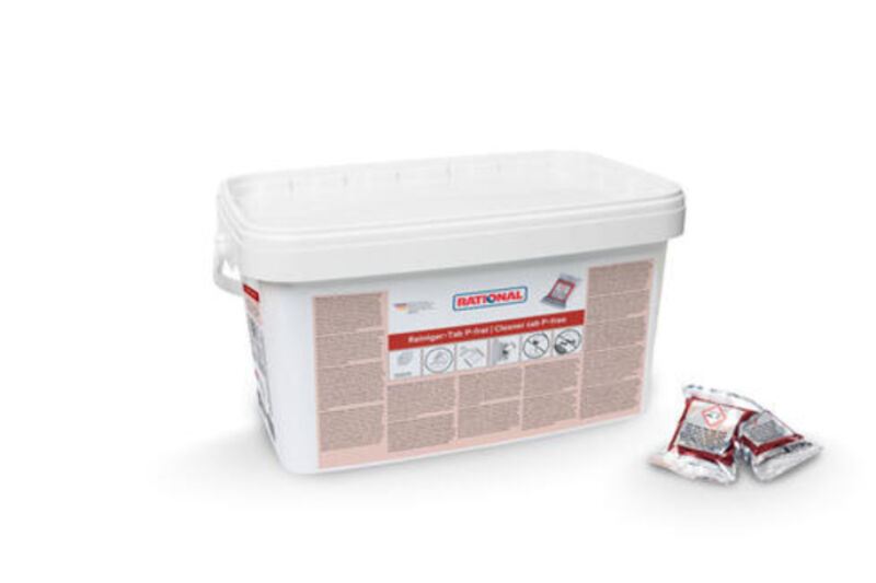 Image de Tablette nettoyante RATIONAL sans phosphate/phosphore - Seau 130 tabs