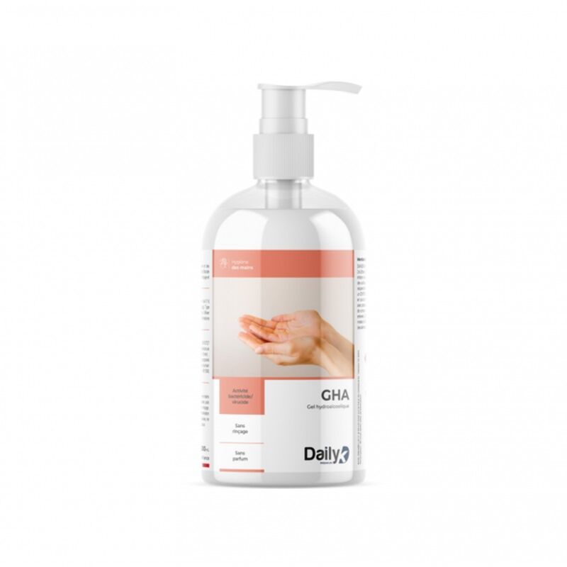 Image de GHA Gel hydroalcoolique DAILYK PREMIUM - Flacon pompe 500ml
