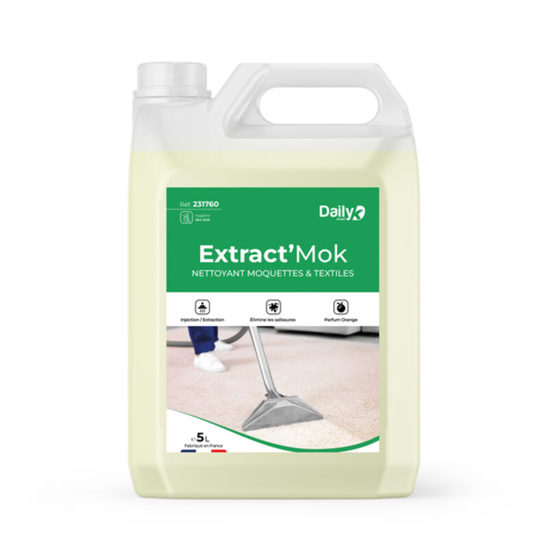 Image de EXTRACT'MOK Nettoyant moquettes & textiles DAILYK START - Bidon 5L