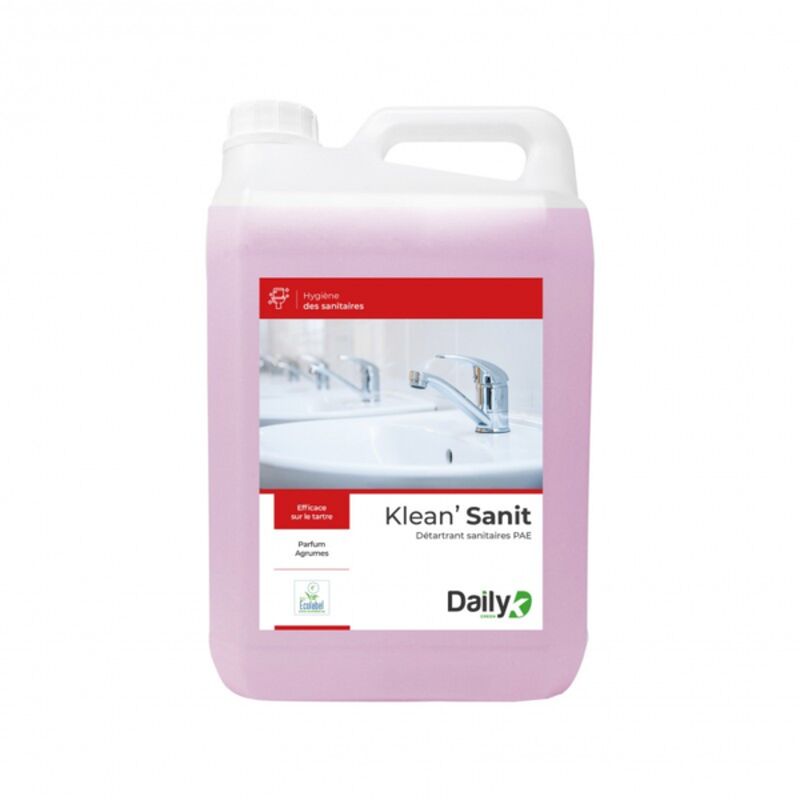 Image de KLEAN'SANIT Détartrant PAE ECOLABEL DAILYK GREEN - 5L