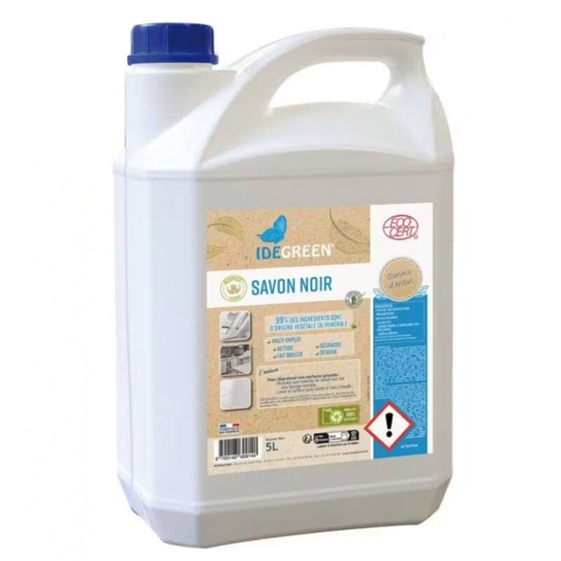 Image de RESPECT'HOME Savon noir liquide ECOCERT - Bidon 5L