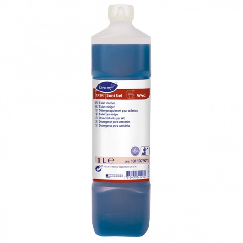 Image de Gel WC nettoyant détartrant parfumé TASKI SANI 101107971-Flacon 1l
