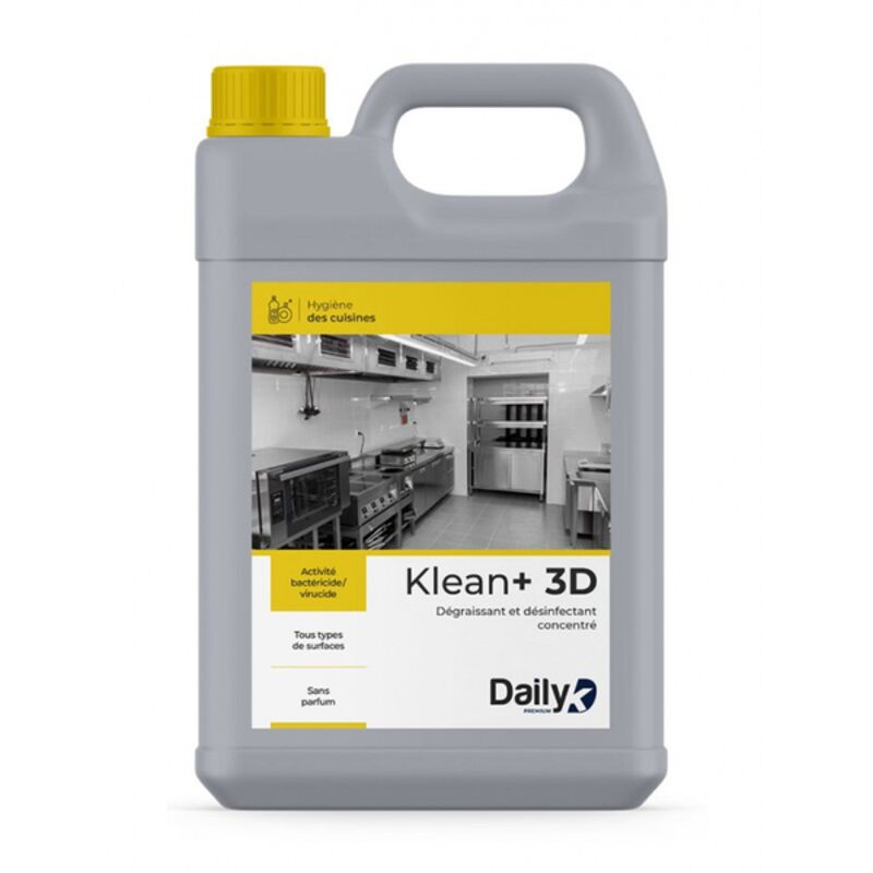 Image de Détergent dégraissant désinfect concentré KLEAN+ 3D DAILYK PREMIUM-5L