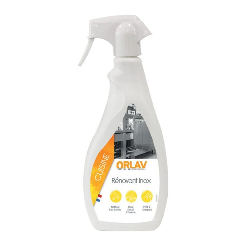Image de Nettoyant dégraissant RENOVANT INOX ORLAV -0214- Spray 750ml