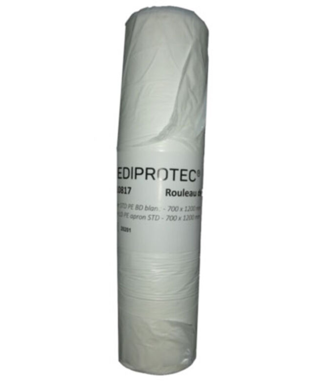 Image de Tablier de protection PE blanc sans impression TU-Ct 1000
