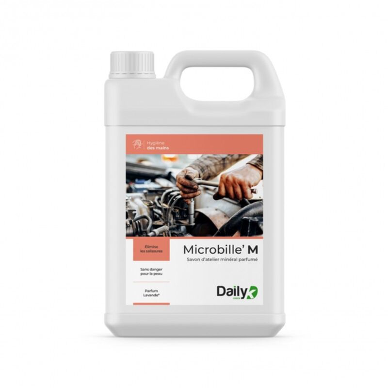 Image de MICROBILLE'M Savon d'atelier base minerale DAILYK GREEN - Bidon de 5L