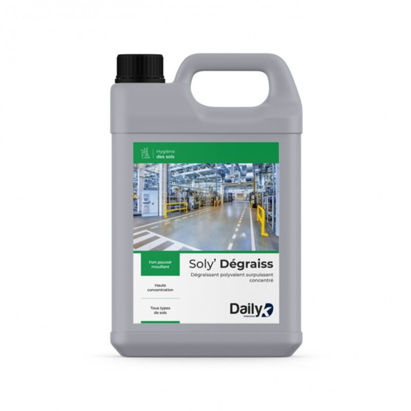 Image de Dégraissant surpuissant sols SOLY'DÉGRAISS DAILYK PREMIUM - Bidon 5L