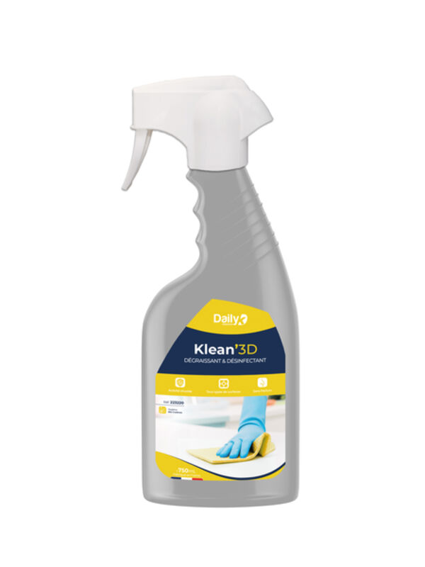 Image de KLEAN'3D PAE Détergent dégraissant désinf. DAILYK PREMIUM-Spray 750ml