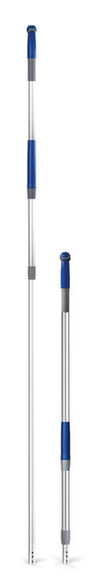 Image de Manche télescopique ergonomique 106-184cm bleu ERGOSWING